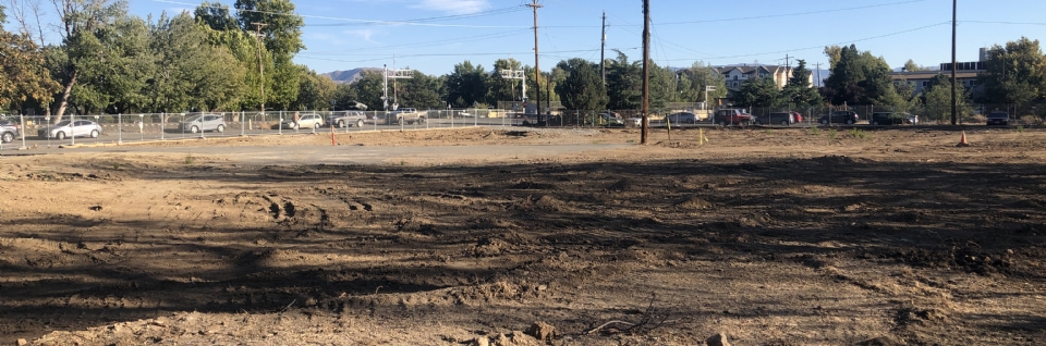 Permit submitted for 8-story residential building - block of homes demolished on East 9th Street