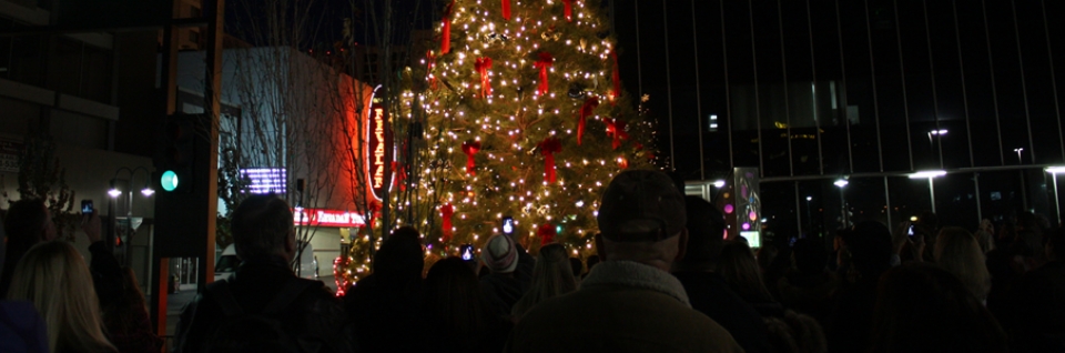 Downtown Embraces Holiday Spirit Tuesday