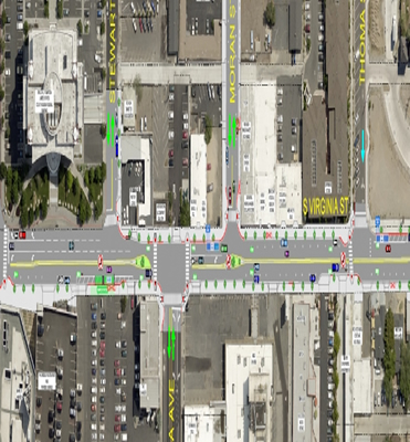 RTC Votes to Keep Median, Wider Sidewalks in Midtown Narrow Section