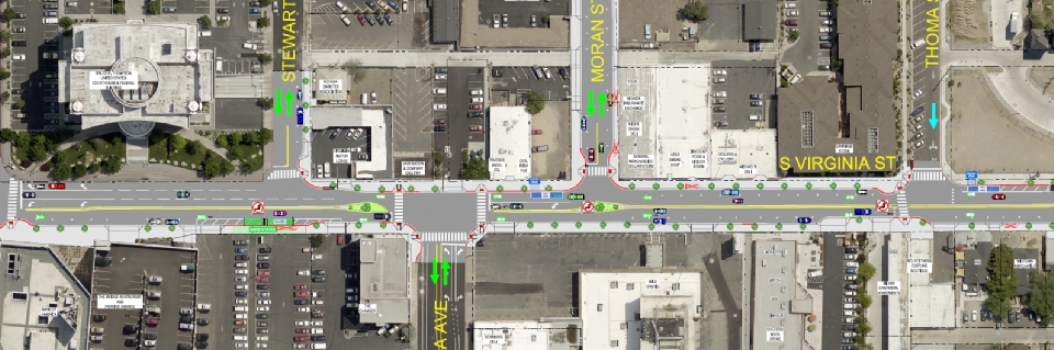 RTC Votes to Keep Median, Wider Sidewalks in Midtown Narrow Section