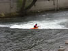 Kayaker in the Truckee